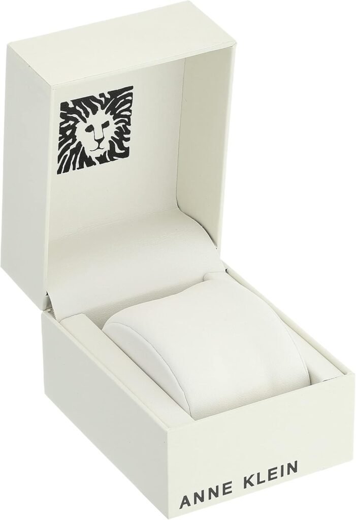 Anne Klein Womens Leather Strap Watch