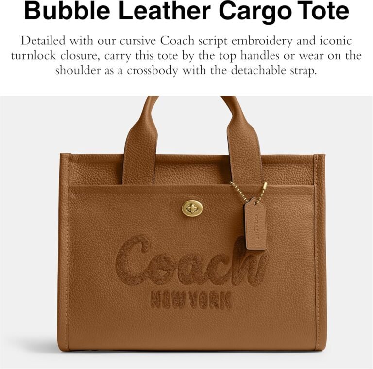 Coach Bubble Leather Cargo Tote Review