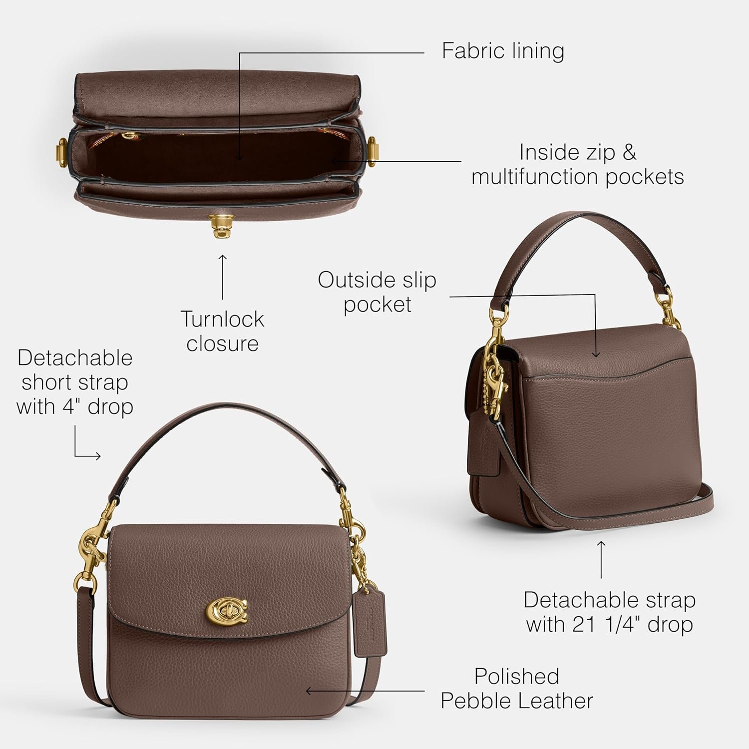 Coach Coated Canvas Signature Cassie Crossbody 19 1