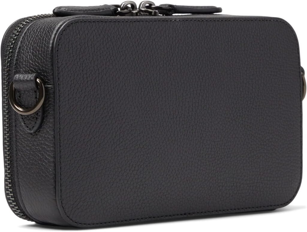 Coach Mens Charter Slim Crossbody Bag in Pebble Leather with Sculpted C Hardware Branding