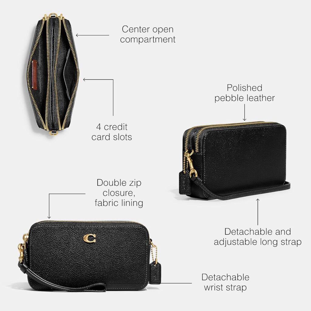 Coach Polished Pebble Leather Kira Crossbody Coach Polished Pebble Leather Kira Crossbody