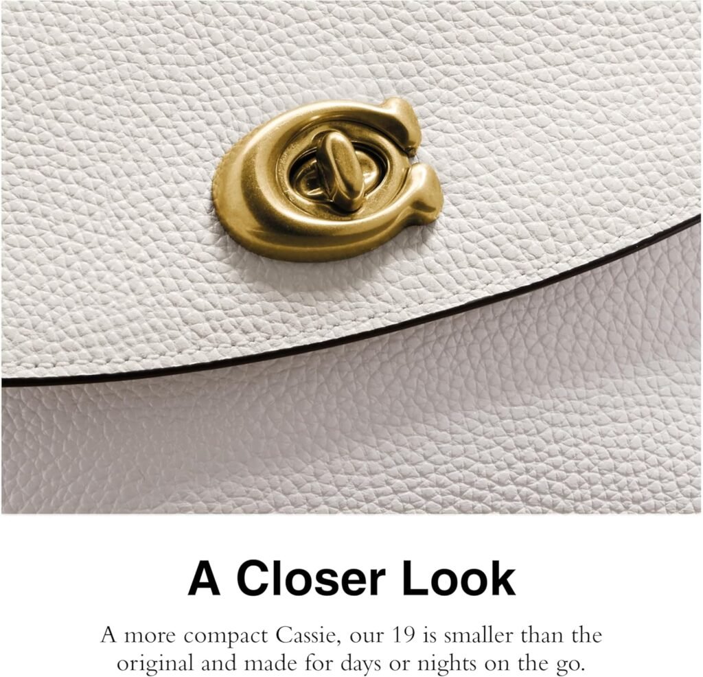 Coach Polished Pebbled Leather Cassie Crossbody 19