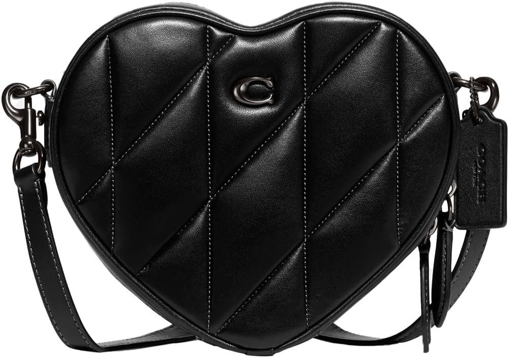 Coach Quilted Leather Heart Crossbody