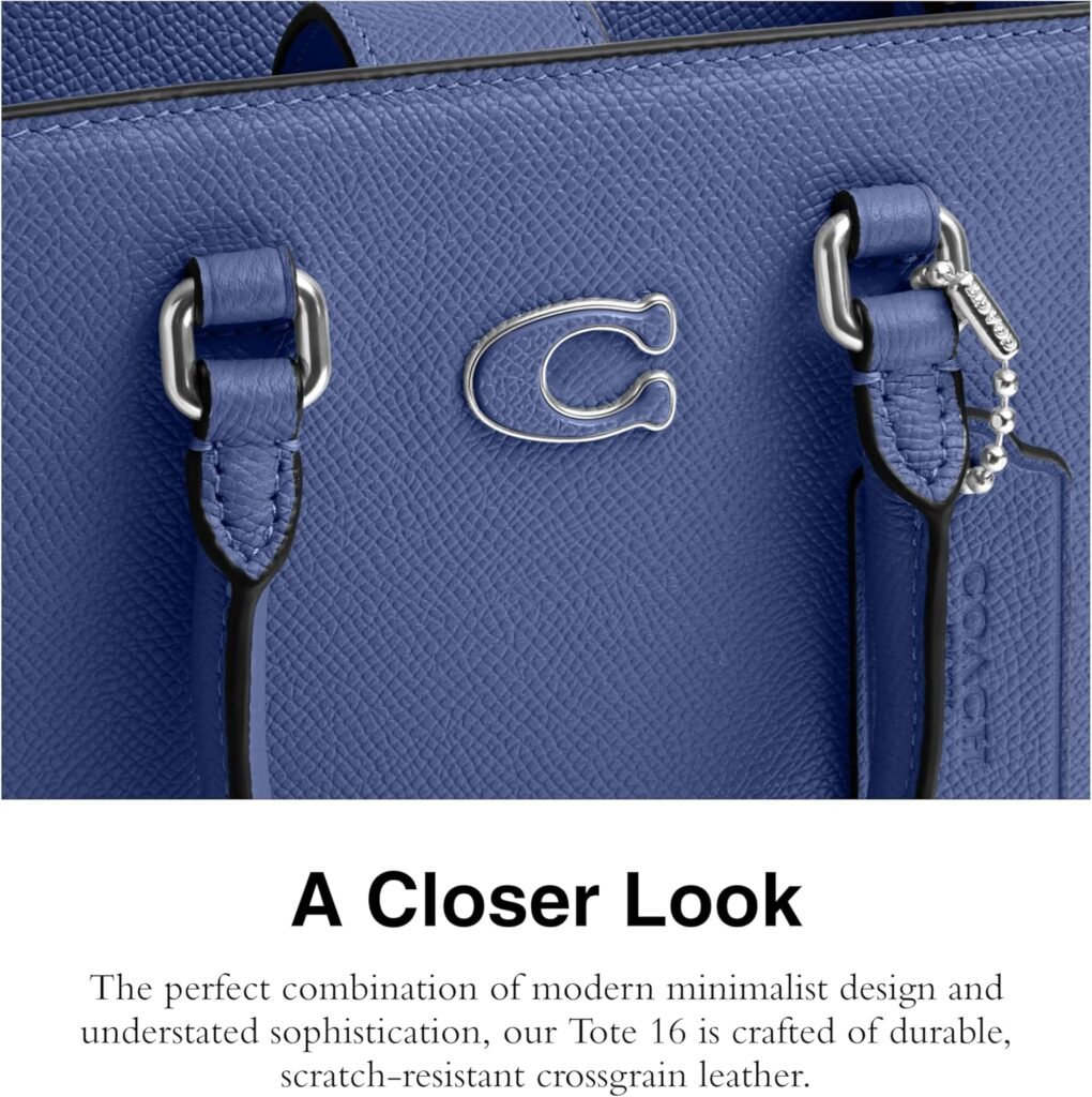 Coach Tote 16, Blueberry Coach Tote 16, Blueberry