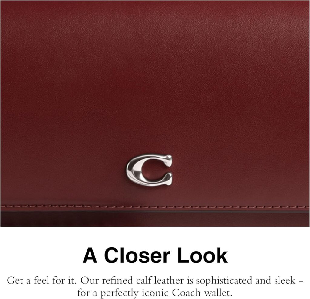 COACH Womens Evie Long Chain Accessory-Travel Wallet