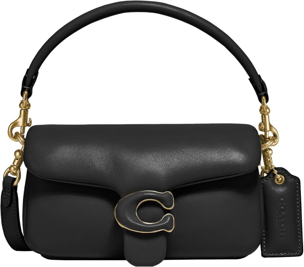 Coach Womens Leather Covered C Closure Pillow Tabby Shoulder Bag 18