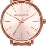 Michael Kors Pyper Three Hand Rose Gold Tone Stainless Steel Womens Watch Model Mk3897 150x150