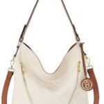 Bostanten Women Leather Handbag Designer Large Hobo Purses Shoulder Bag Brown 150x150