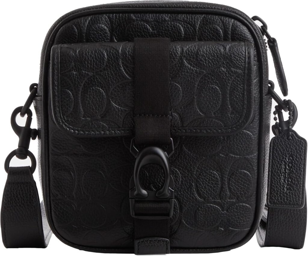 Coach Beck Crossbody in Blackout Signature Leather
