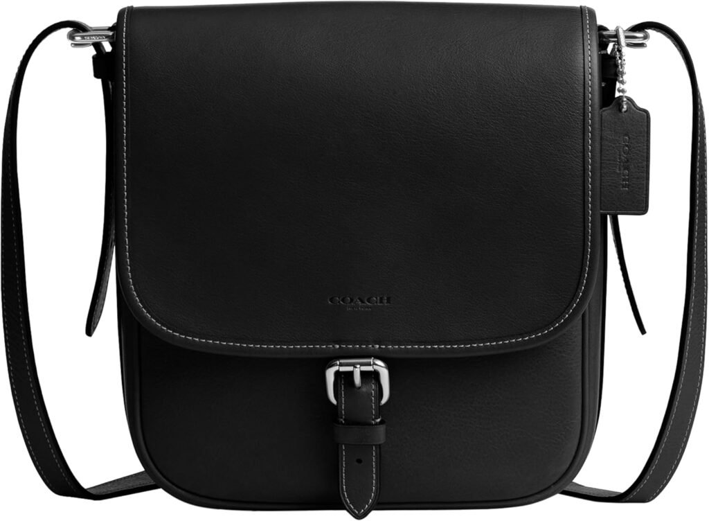COACH Hitch Flap Crossbody, Black