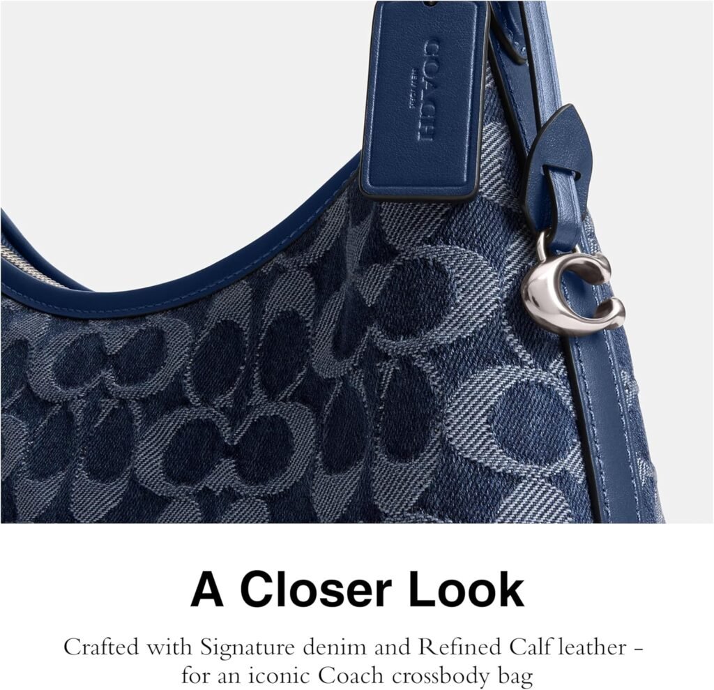 Coach Juliet Shoulder Bag 25 in Signature Denim, LH/Deep Blue Multi
