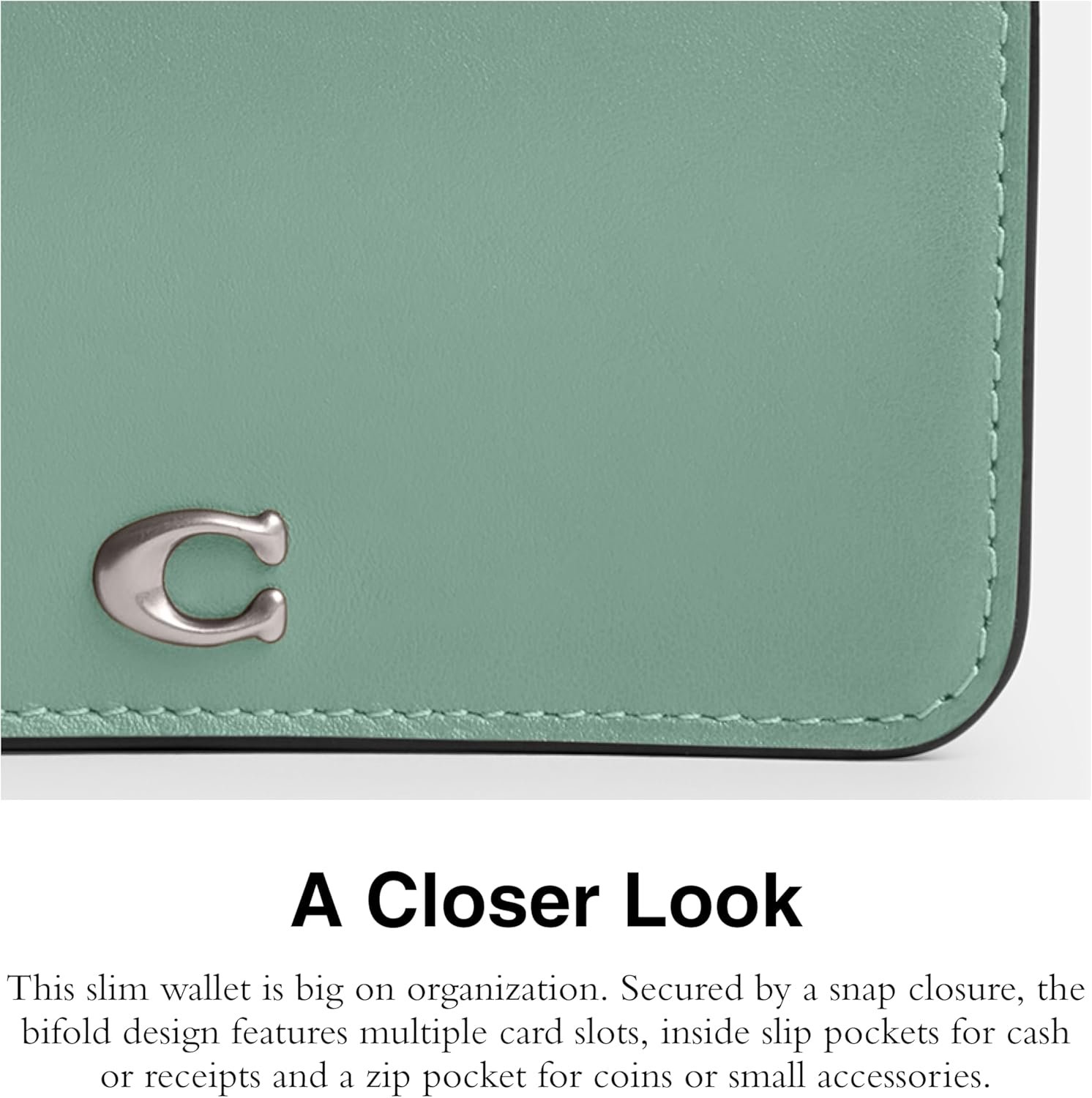 Coach Mens Slim Card Case 3