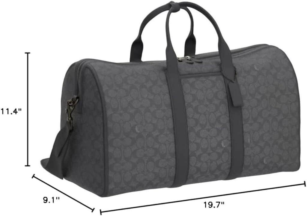 COACH Signature Gotham Duffel, JI/Charcoal