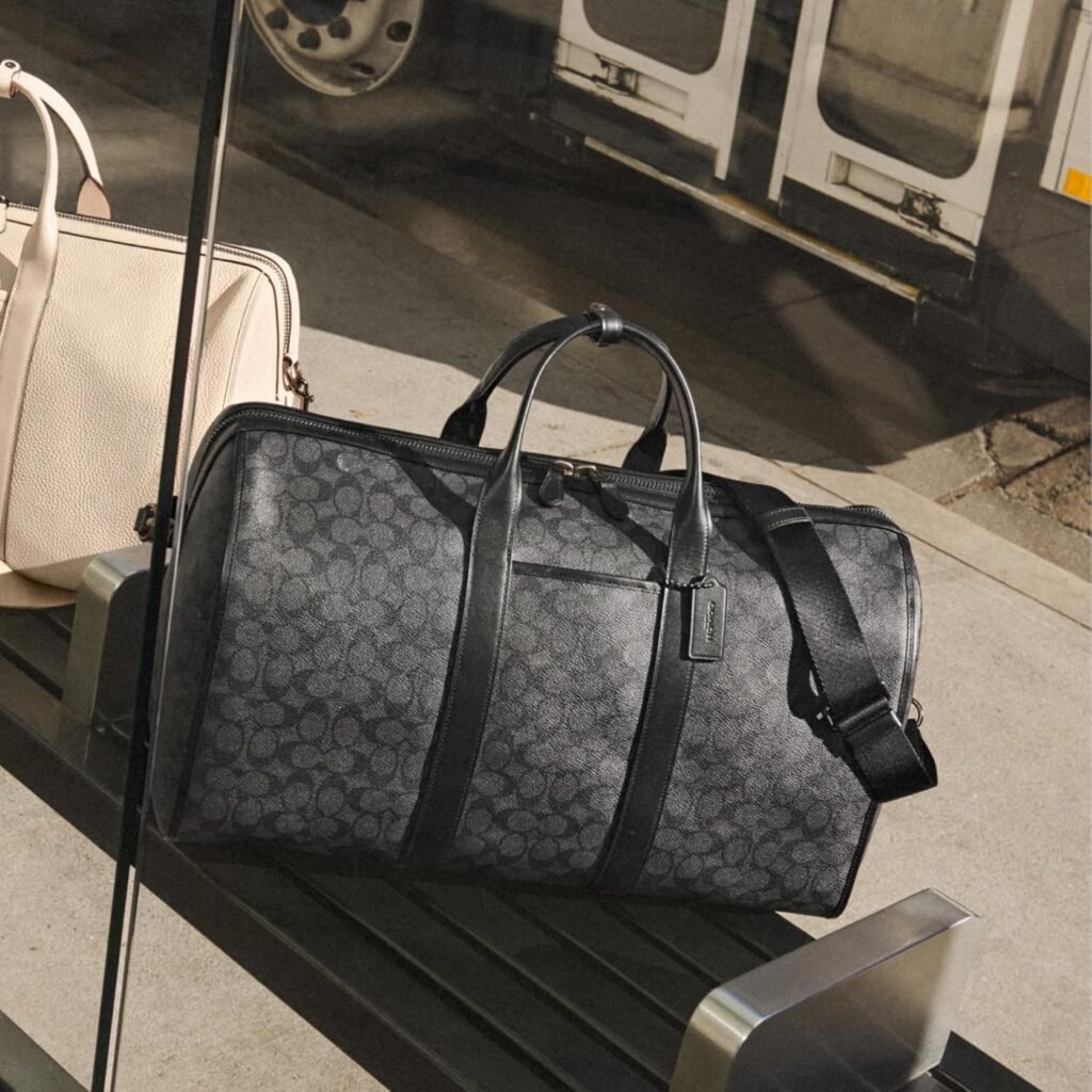 COACH Signature Gotham Duffel, JI/Charcoal