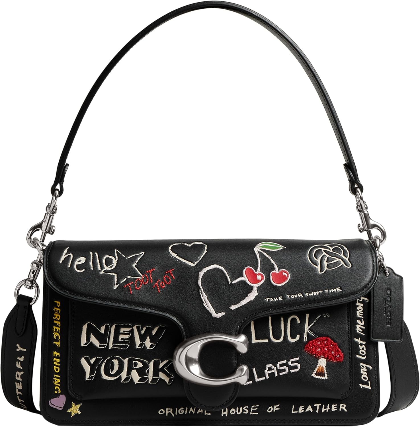 Coach Tabby Shoulder Bag 26 With Sketch Print