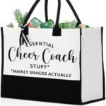 Coach Tote Bags For Women Cheerleading Cheerleader Gifts For Women Cheer Coach Tote Bag For Physical Education Team Gym 150x150