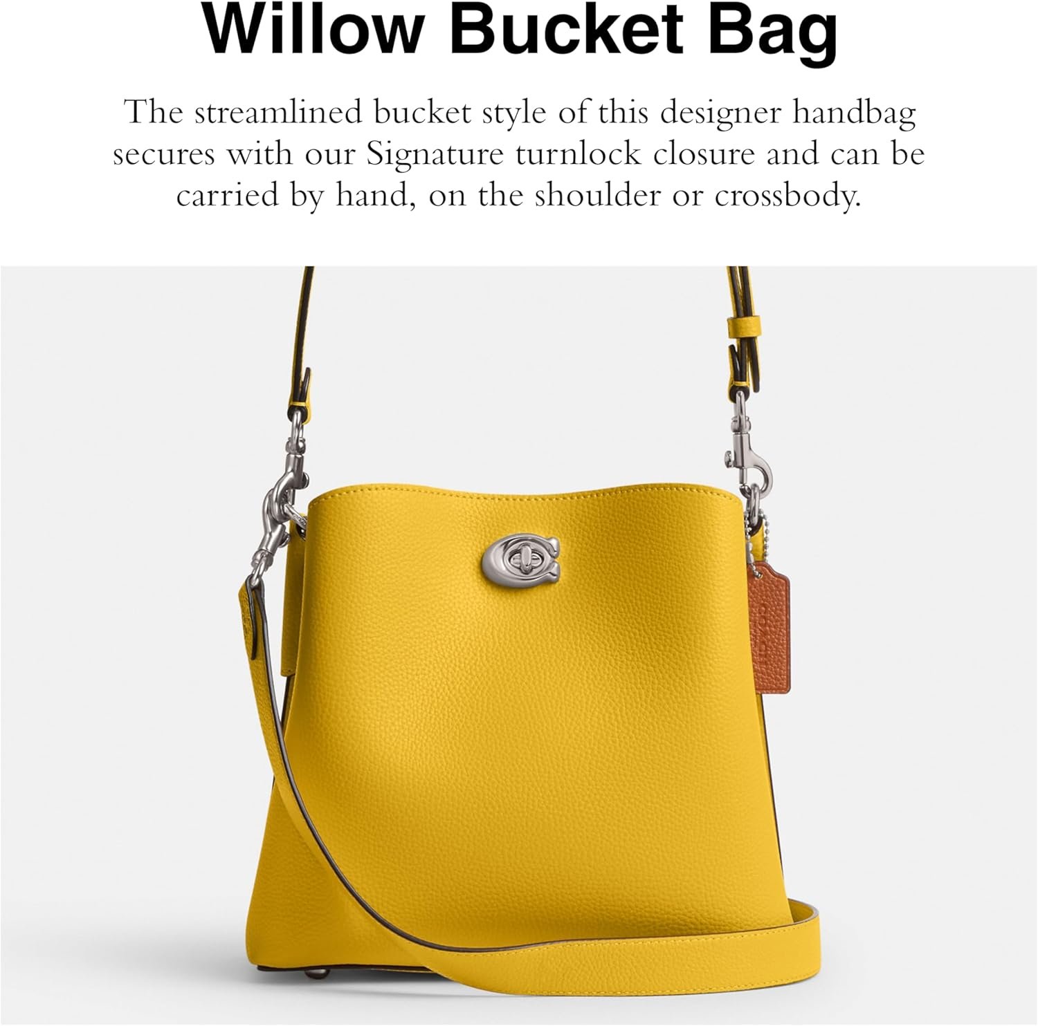 Coach Willow Bucket Canary 1