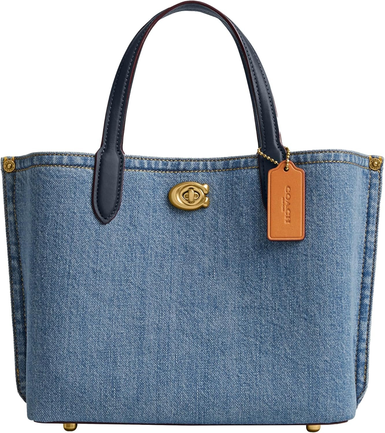Coach Womens Denim Willow Tote 24