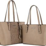 Montana West Tote Bag For Women Large Purse And Handbags Set Embossed Collection Purse 2pcs Set 1 150x150