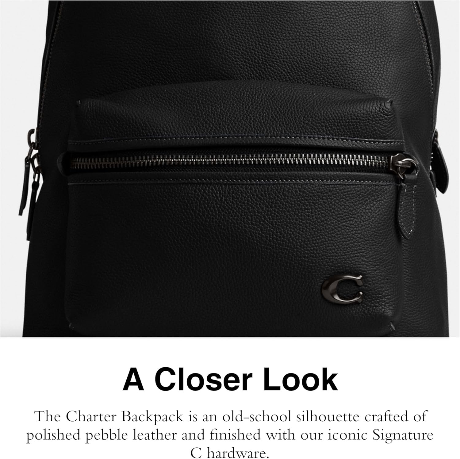 The Coach Charter Backpack Black Denim Review