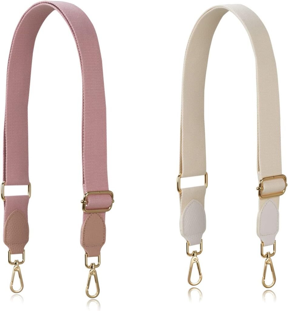 Allzedream Purse Straps Replacement Crossbody Bags Handbag Wide Canvas Leather Adjustable
