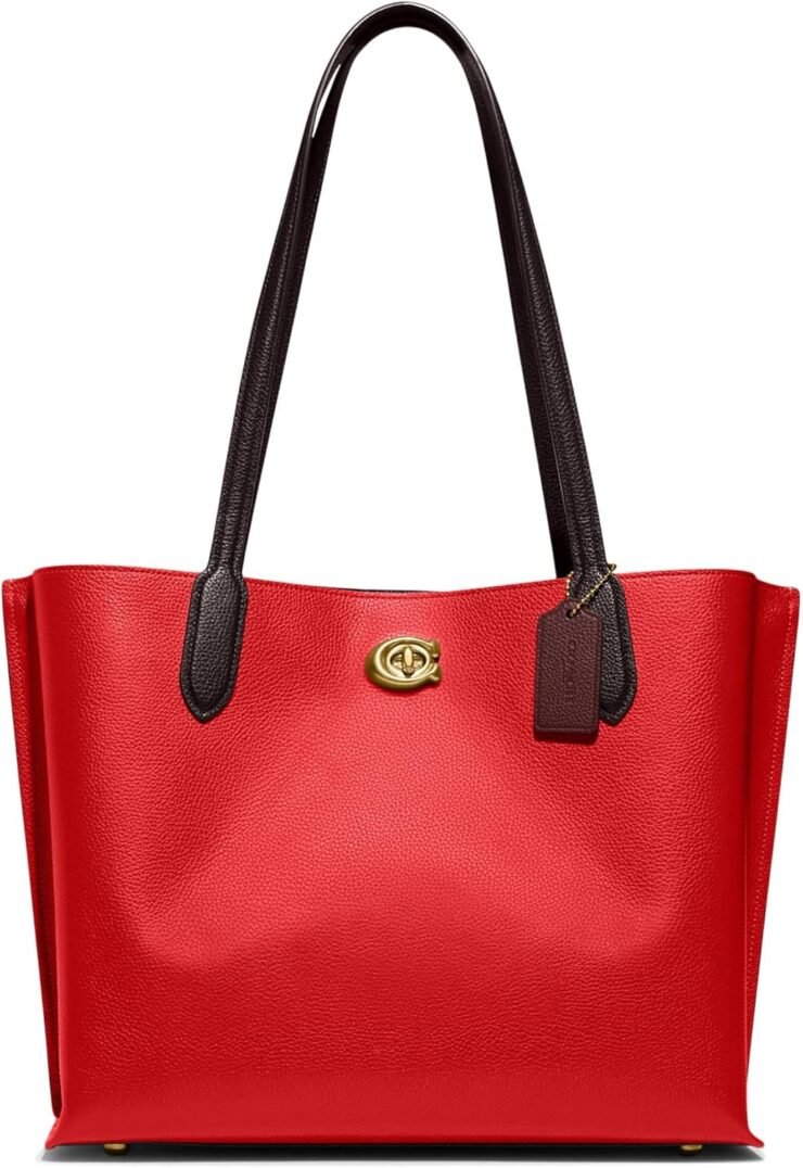 Coach Polished Pebble Leather Willow Tote 740x1076