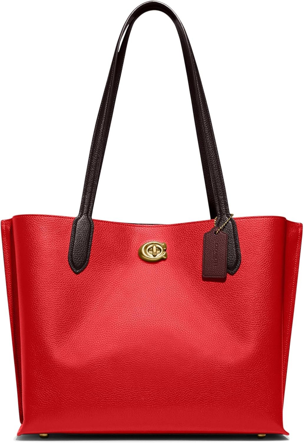 Coach Polished Pebble Leather Willow Tote