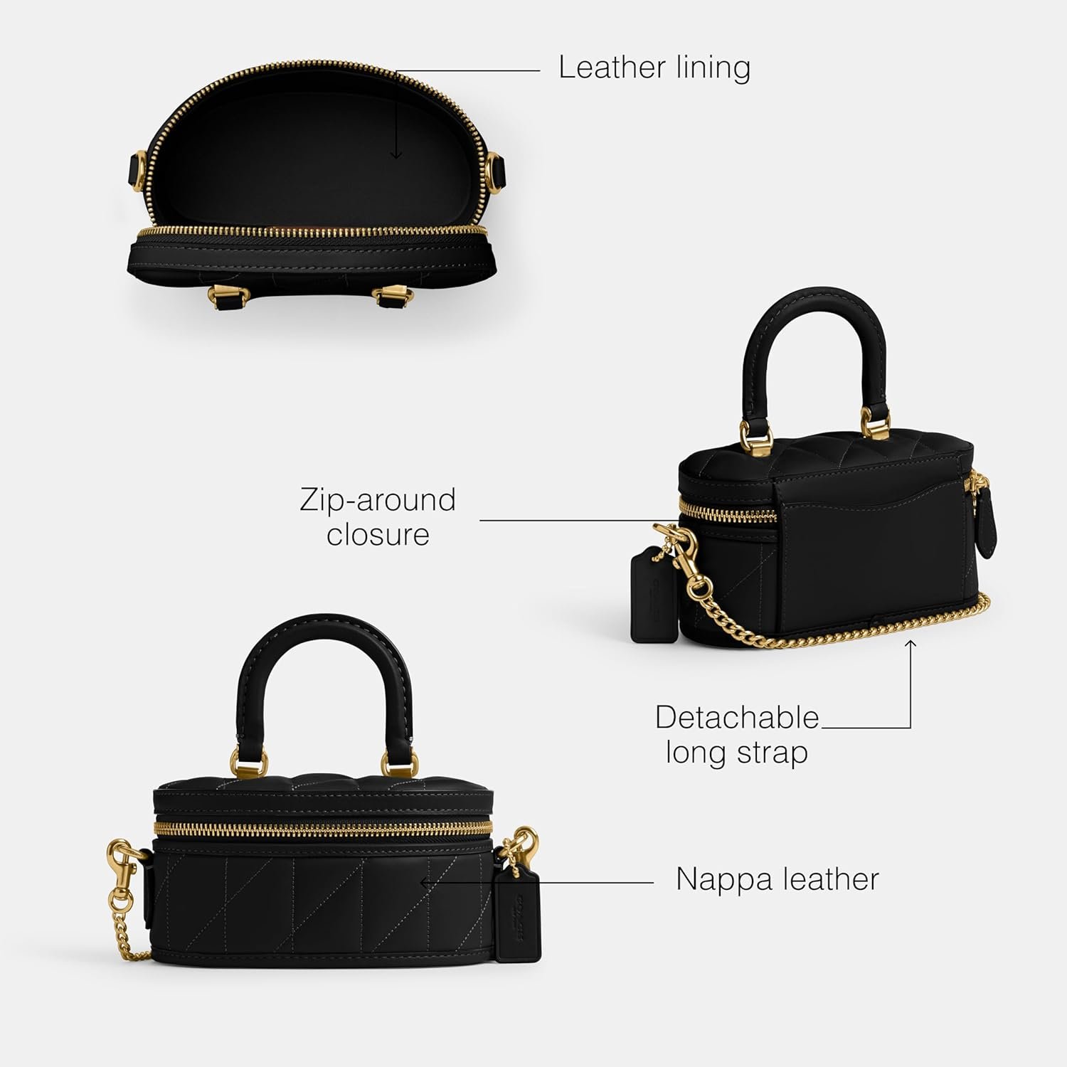 Coach Trail Crossbody 17 Black 3