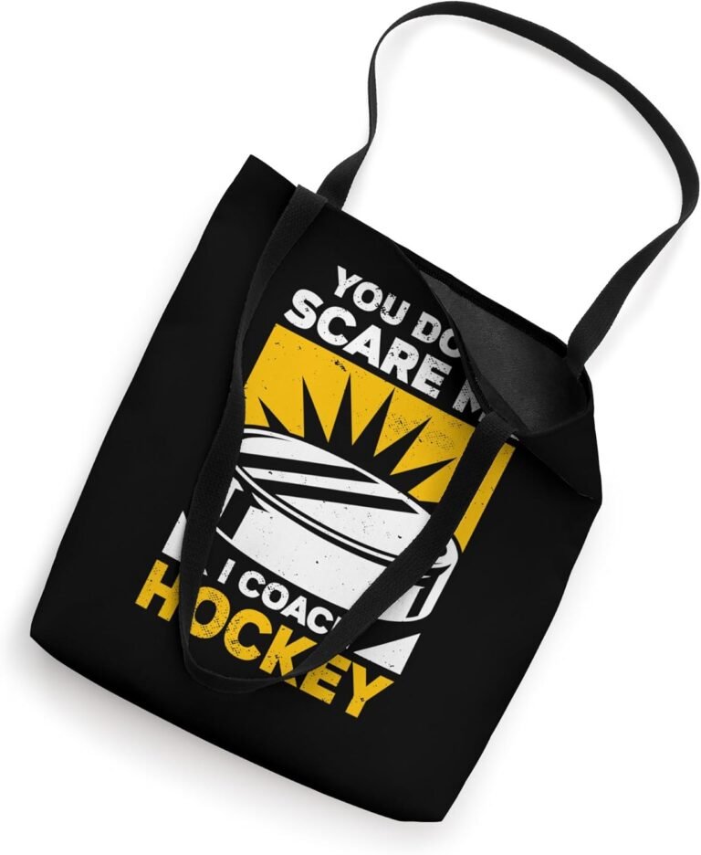 Ice Hockey Coach Dad Tote Bag Review