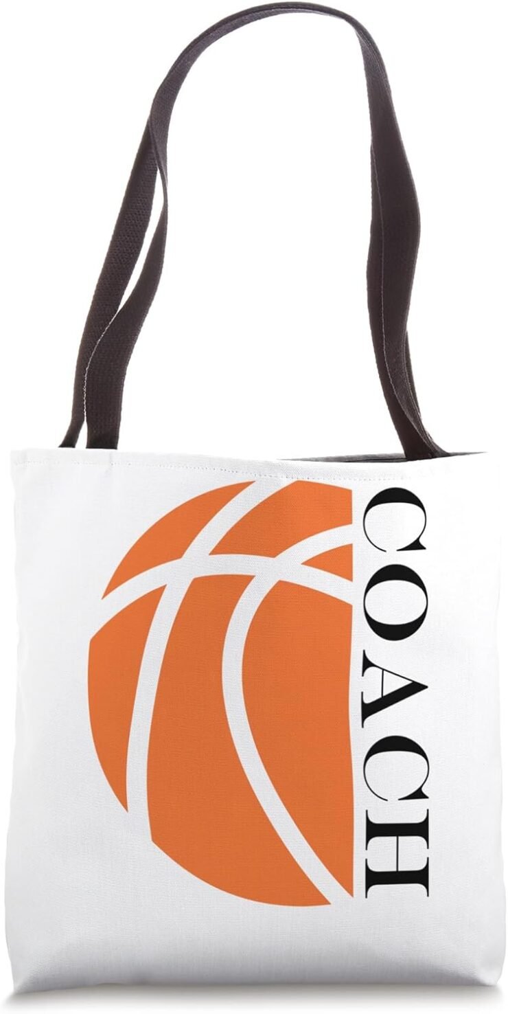 Super Coach Basketball Sport Basketball Coach Tote Bag 740x1476