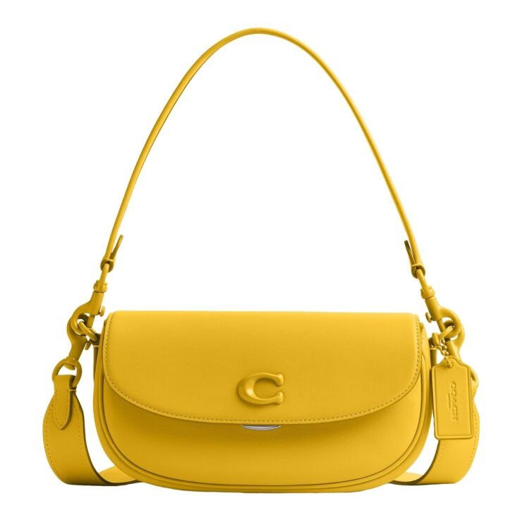 Coach Emmy Saddle Bag 23 Canary 740x740