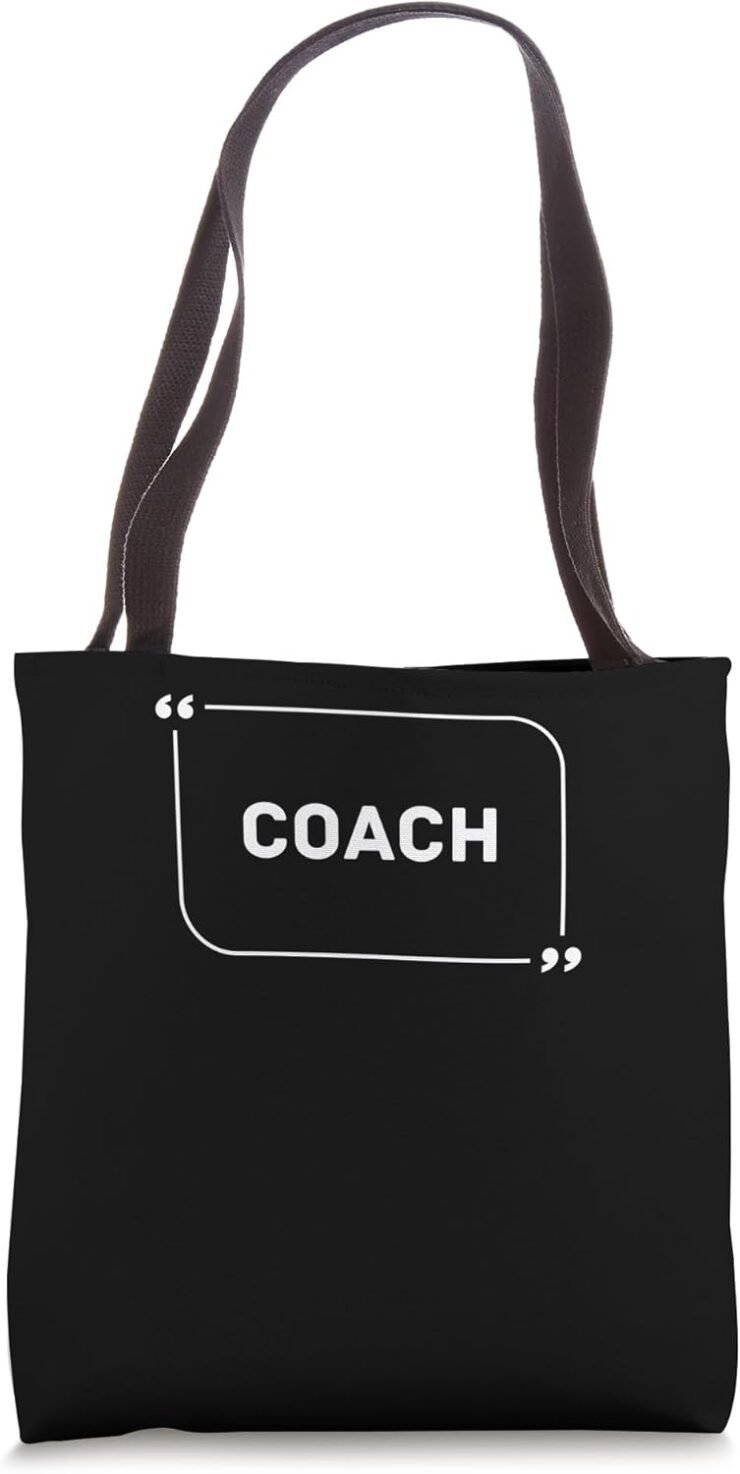Introduce Coach Appreciation Cool Career Name Tag Admin Crew Tote Bag 740x1474