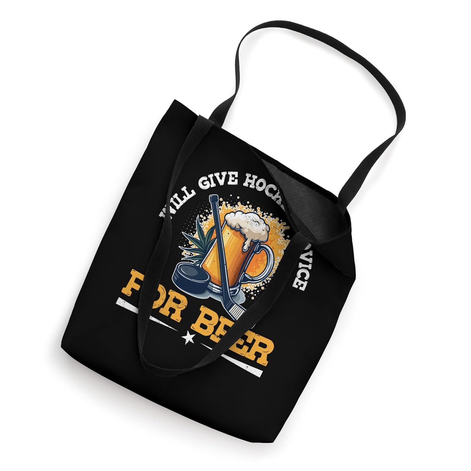 Ice Hockey Coach Dad Tote Bag