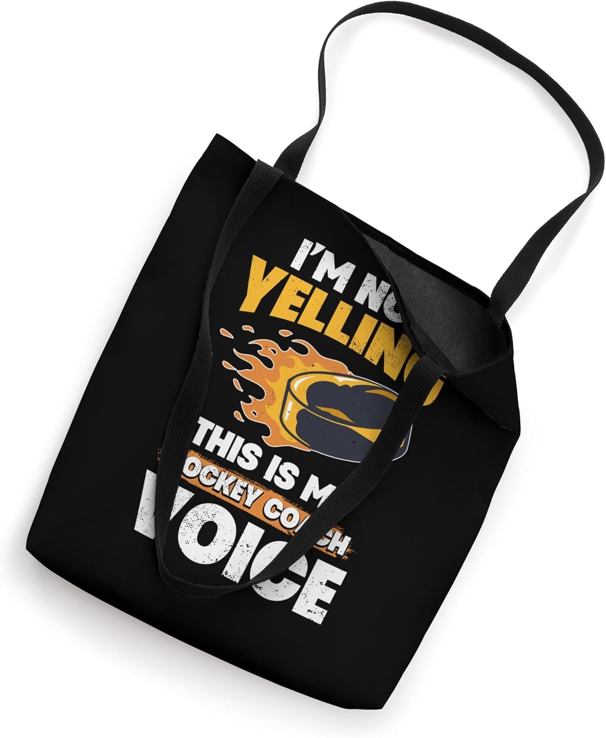 Ice Hockey Coach Dad Tote Bag
