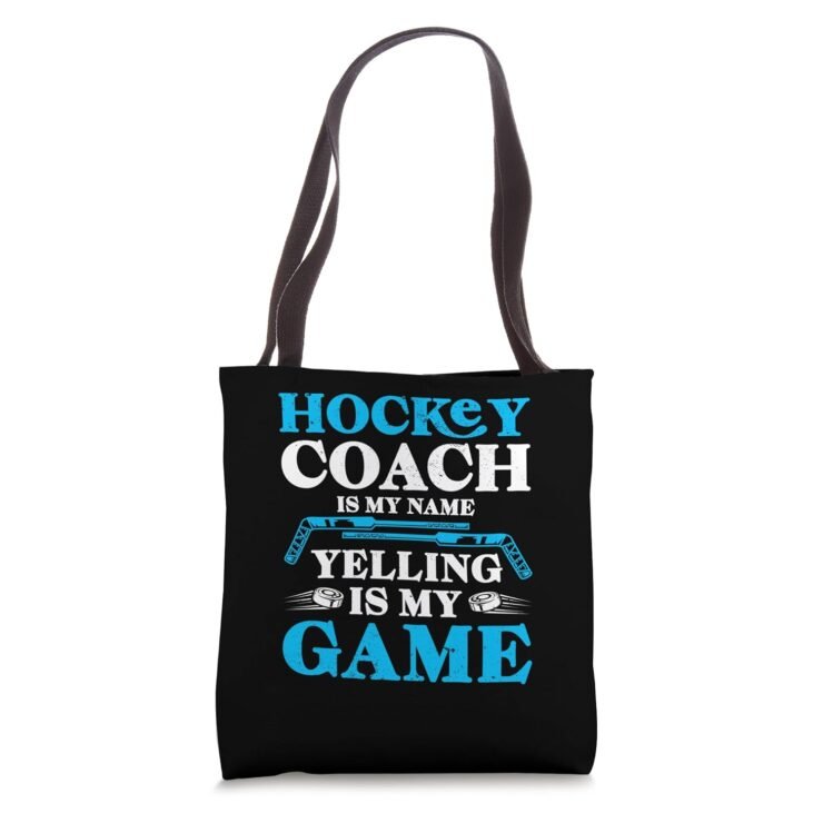 Ice Hockey Coach Dad Tote Bag 33 740x740