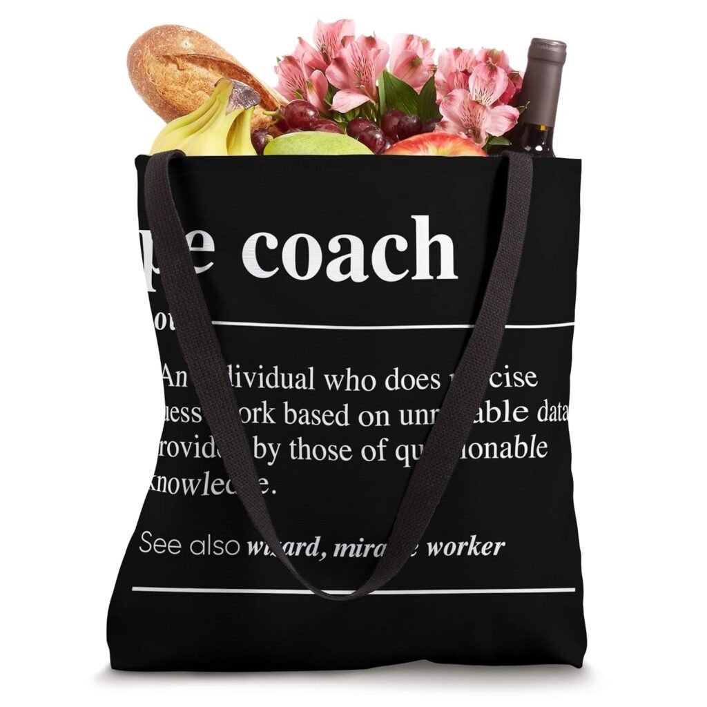 PE Coach Definition Funny Noun Tote Bag