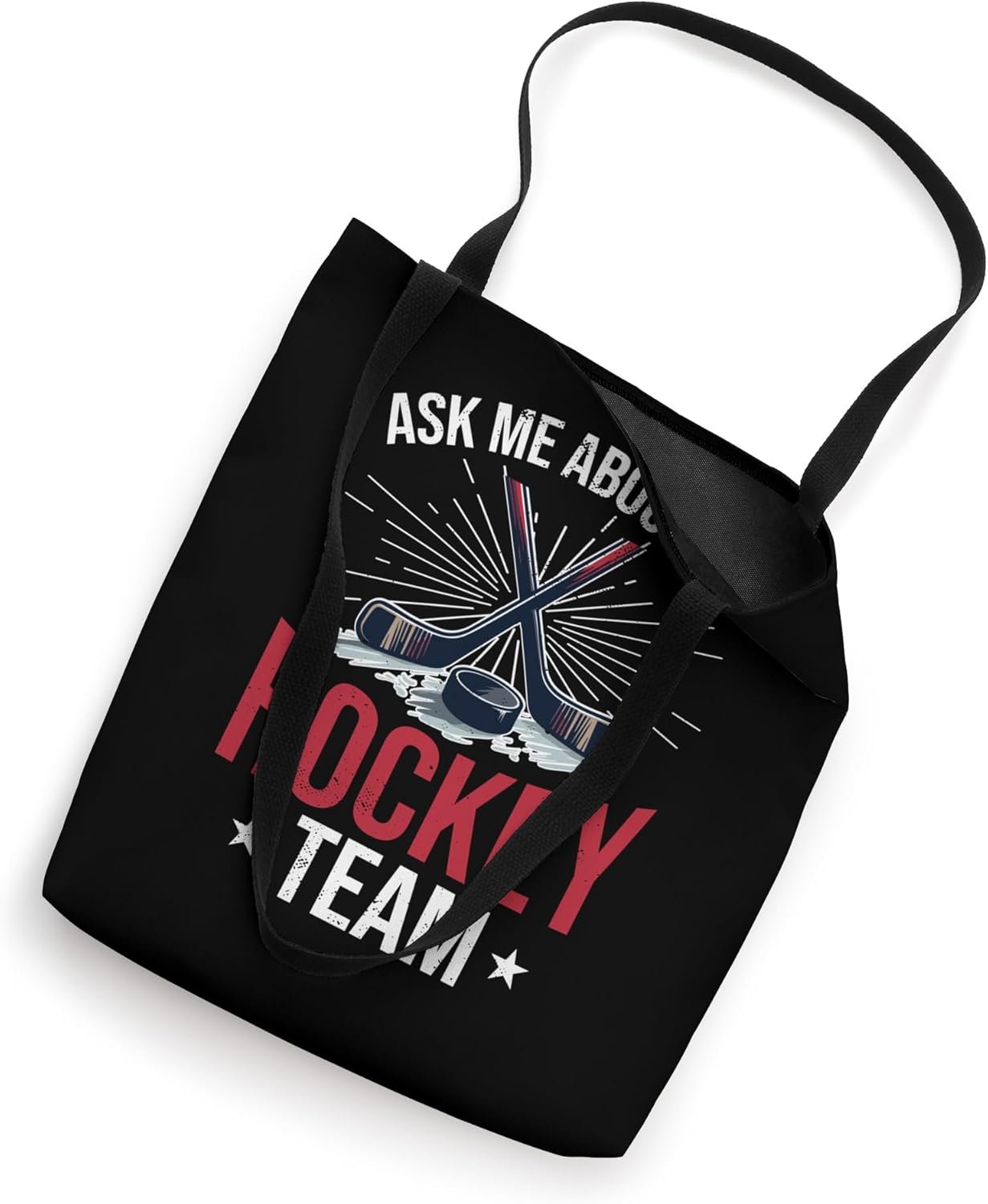 Ice Hockey Coach Dad Tote Bag