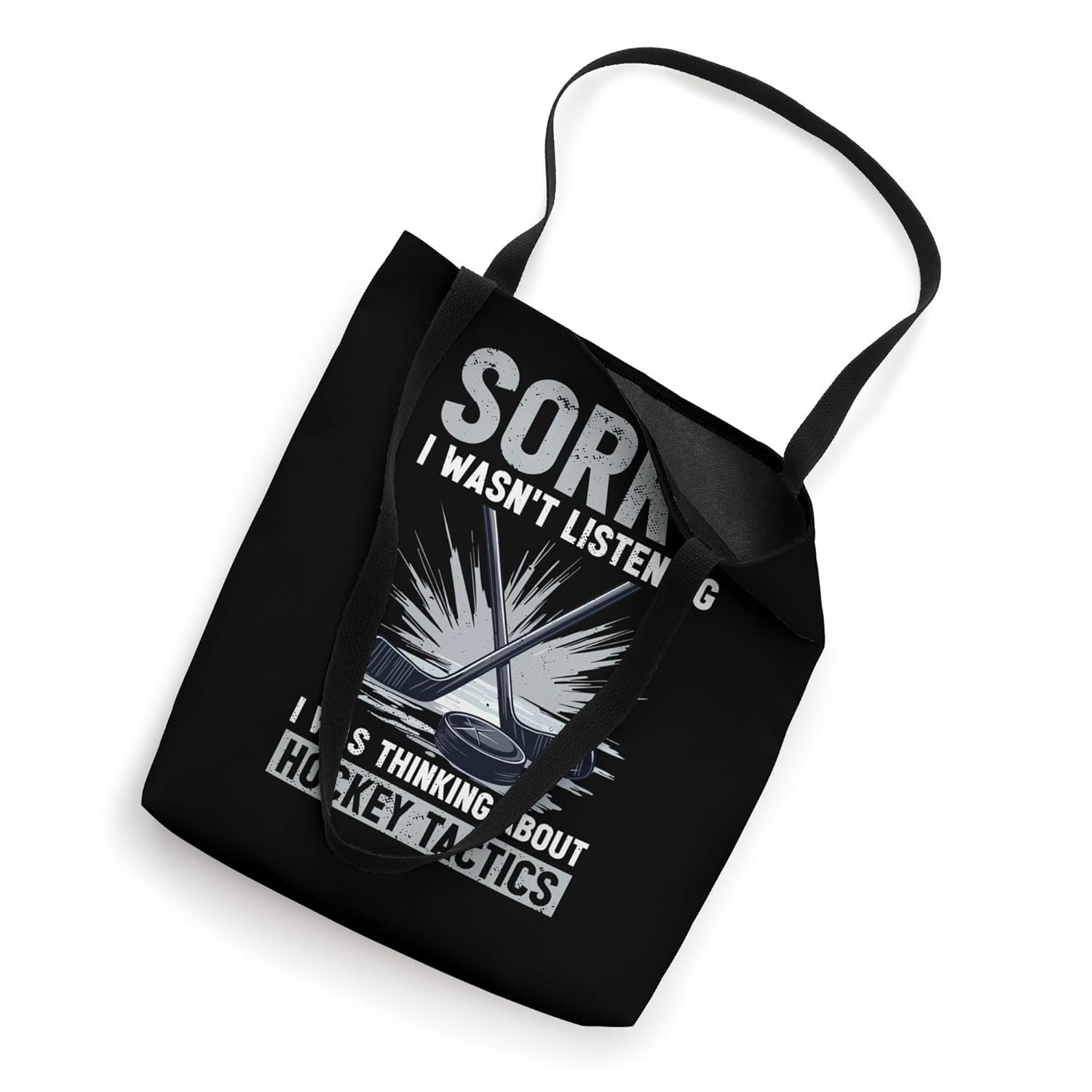 Ice Hockey Coach Dad Tote Bag