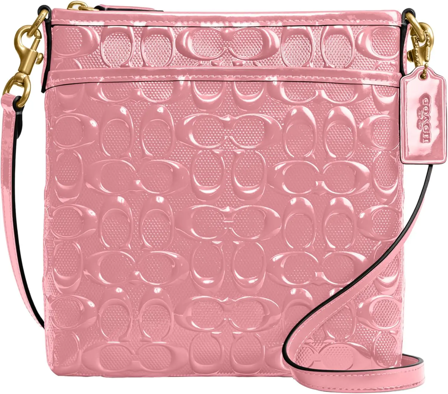 Coach Crossgrain Leather Kitt Messenger Bag B4true Pink