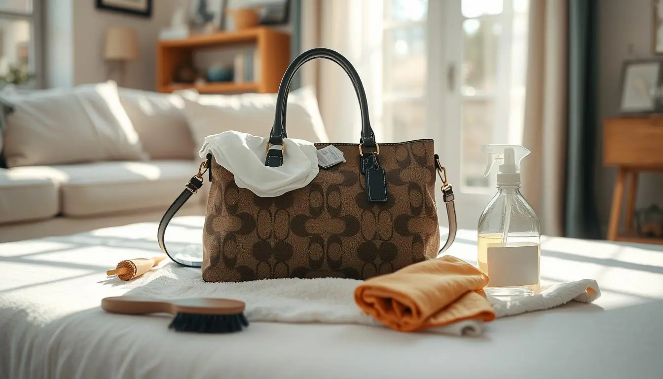 So reinigen Sie die Coach Bag