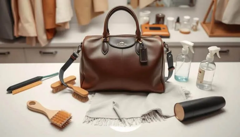 can i dry clean my coach bag