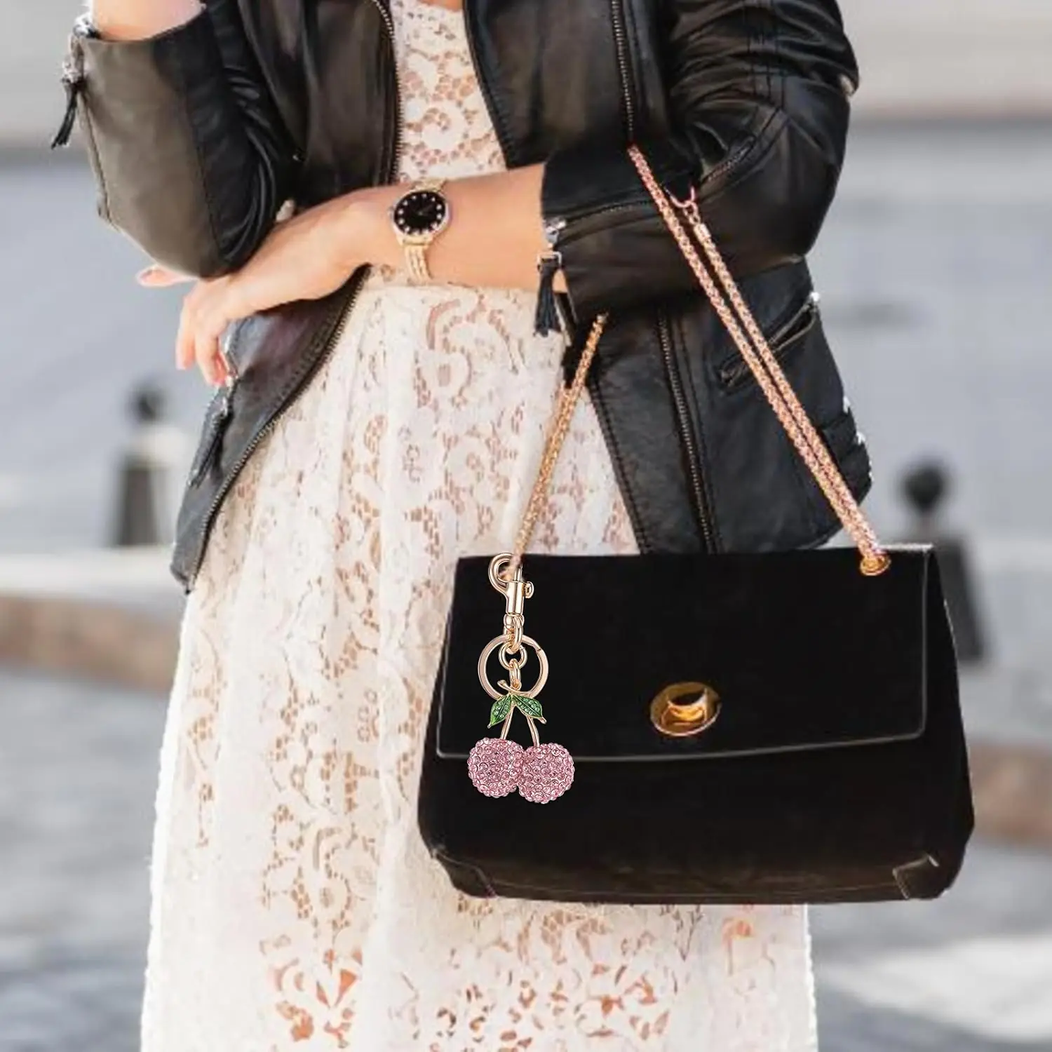 Cherry Bag Charm For Purse Review