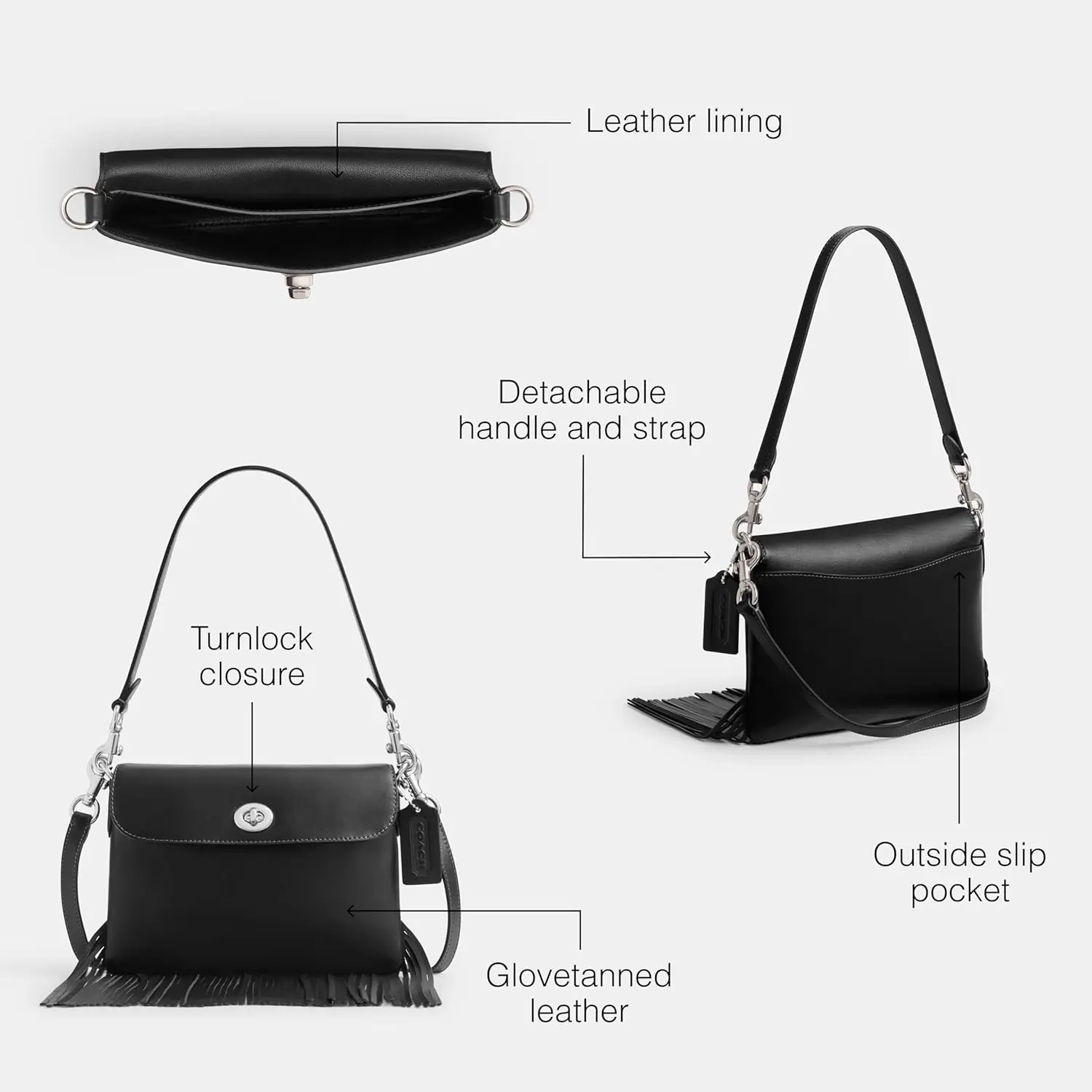 Coach 1965 Fringe Bag 4