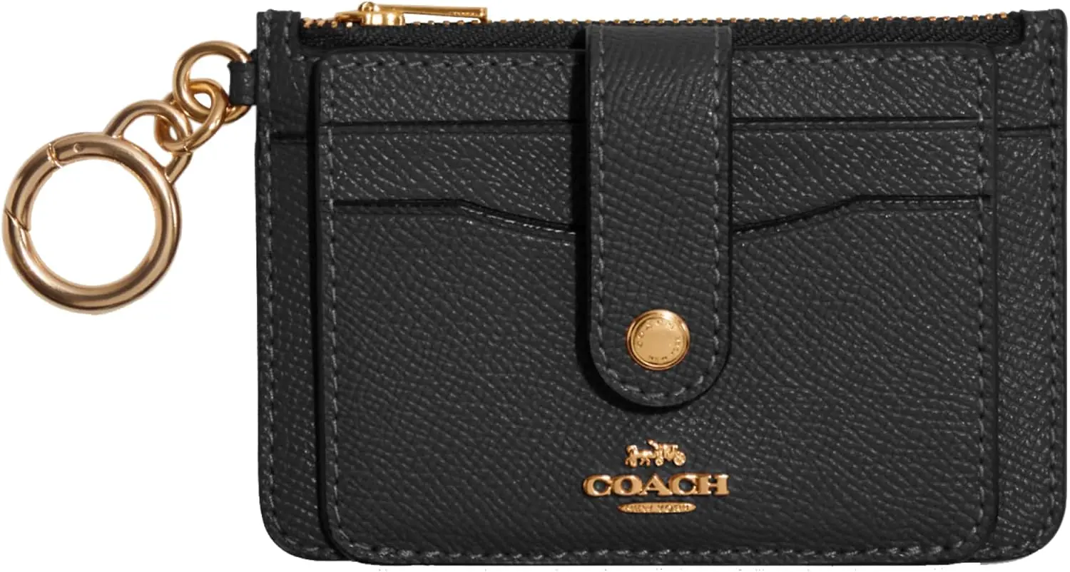 Coach Crossgrain Leather Attachment Card Case 3