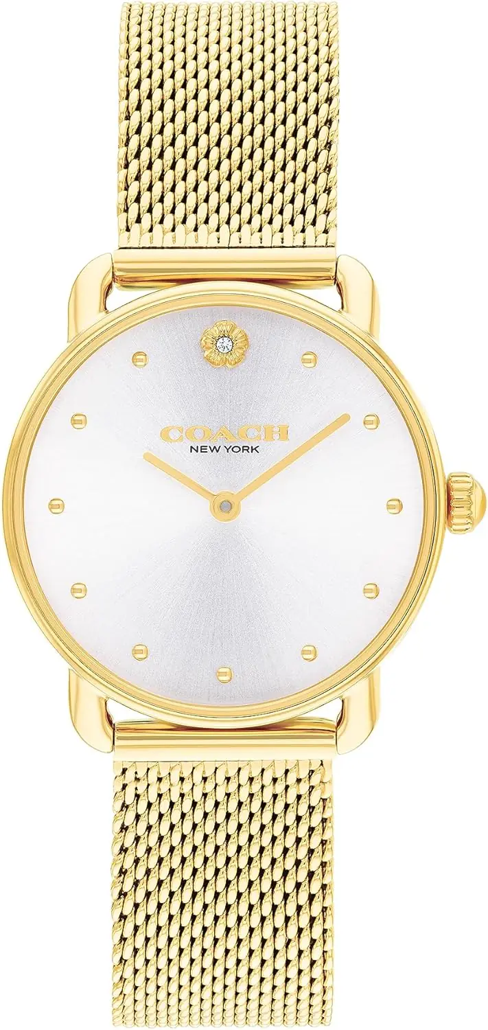 Coach Elliot Womens Watch Elegant And Sophisticated Stles Combined Premium Quality Timepiece For Everyday Wear Water Res