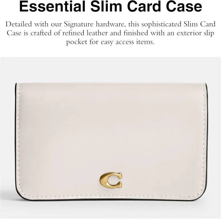 Coach Men’s Slim Card Case Review