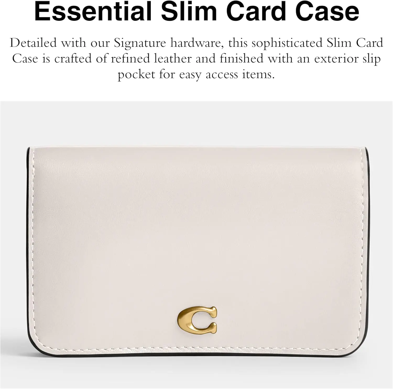 Coach Mens Slim Card Case 4