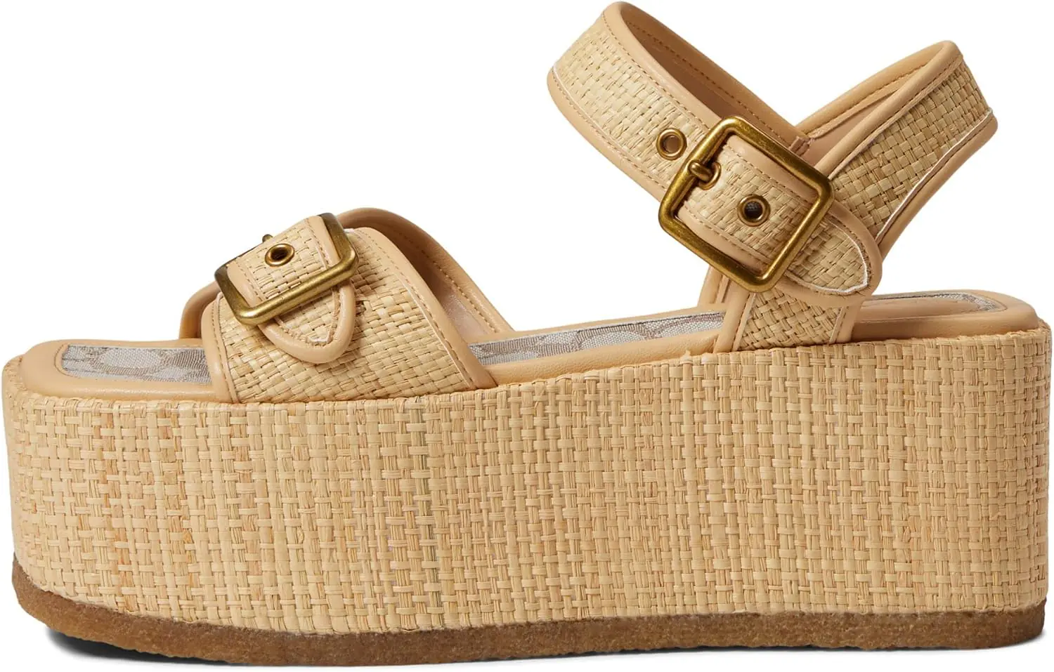 Coach Naomi Raffia Flatform 2