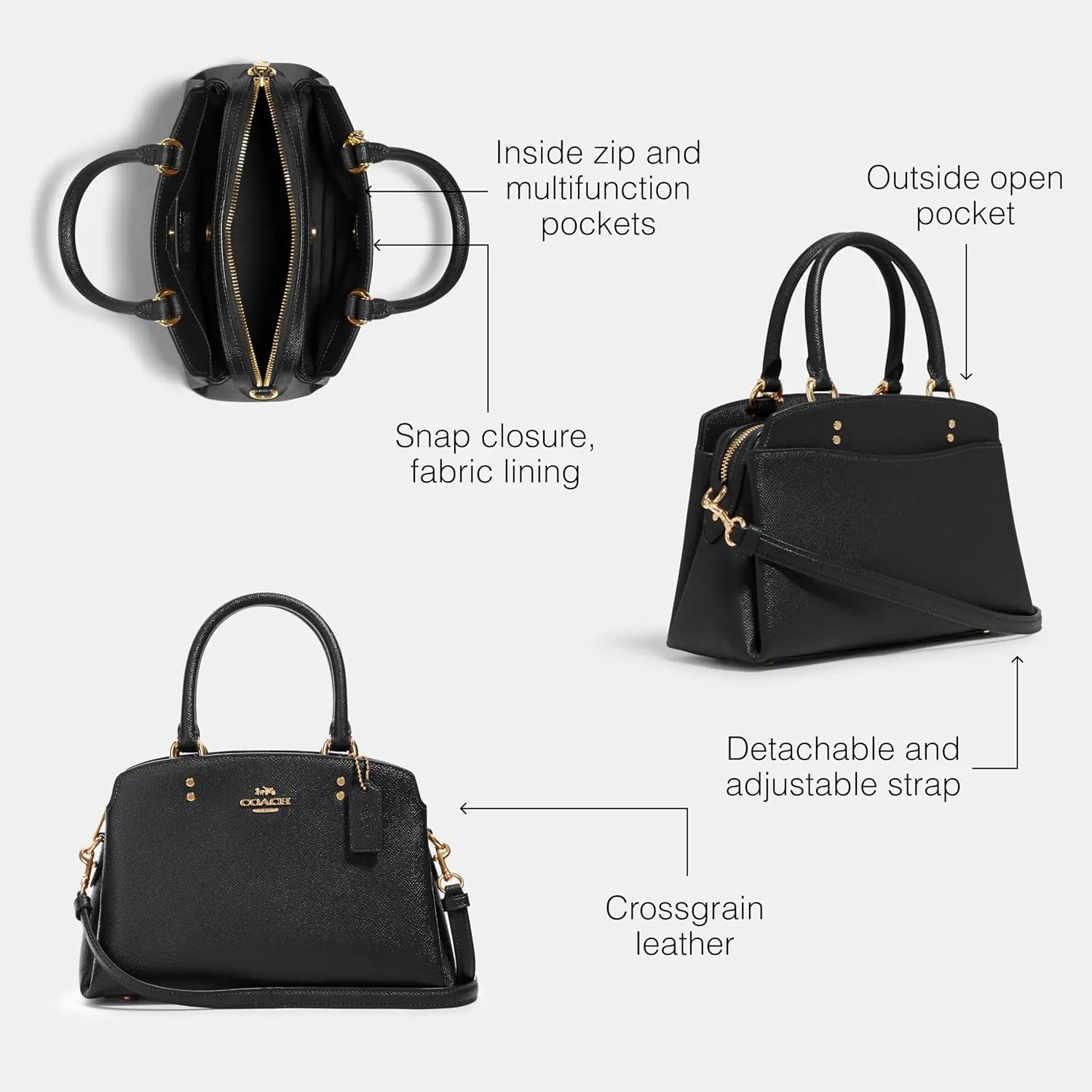 Coach Unisex Mini Lillie Carryall 2