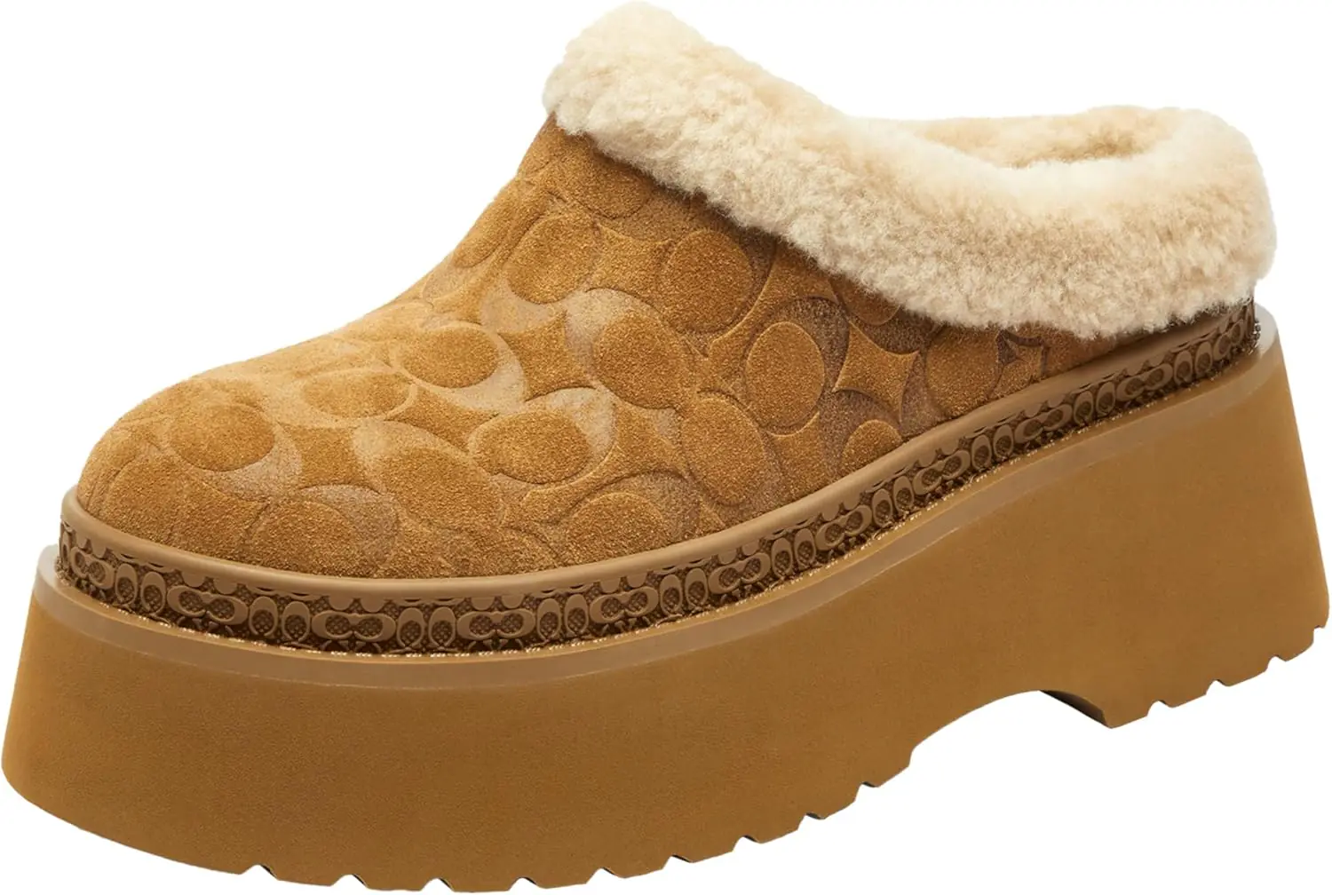 Coach Womens Cecelia Shearling Clog 2